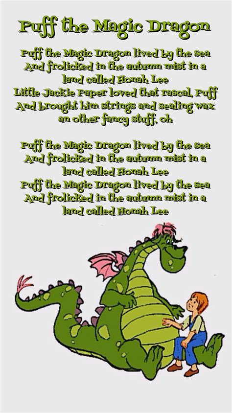 Puff the magic dragon lyrics happy ending
